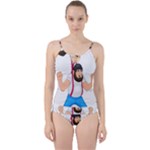 E8epcq3x0achi-l Cut Out Top Tankini Set