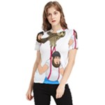 E8epcq3x0achi-l Women s Short Sleeve Rash Guard
