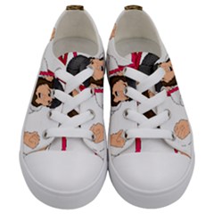 Kids  Low Top Canvas Sneakers 