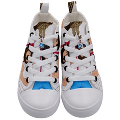 Kids  Mid-Top Canvas Sneakers 