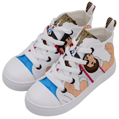 Kids  Mid-Top Canvas Sneakers 