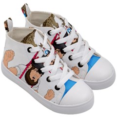 Kids  Mid-Top Canvas Sneakers 