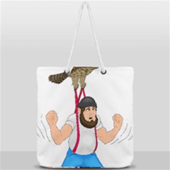 Full Print Rope Handle Tote (Large) 