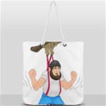 E8epcq3x0achi-l Full Print Rope Handle Tote (Large)