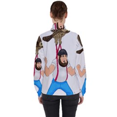 Women s High Neck Windbreaker 