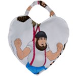 E8epcq3x0achi-l Giant Heart Shaped Tote