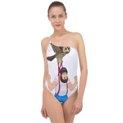 Classic One Shoulder Swimsuit 