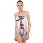 E8epcq3x0achi-l Classic One Shoulder Swimsuit