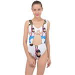 E8epcq3x0achi-l Center Cut Out Swimsuit