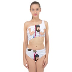 Spliced Up Two Piece Swimsuit 
