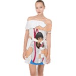 E8epcq3x0achi-l Off Shoulder Chiffon Dress