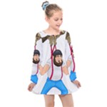 E8epcq3x0achi-l Kids  Long Sleeve Dress