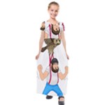 E8epcq3x0achi-l Kids  Short Sleeve Maxi Dress
