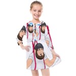 E8epcq3x0achi-l Kids  Quarter Sleeve Shirt Dress