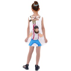 Kids  Cross Back Dress 
