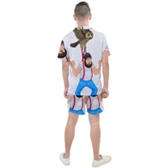 Men s Mesh T-Shirt and Shorts Set 