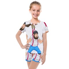 Kids  Mesh T-Shirt and Shorts Set 