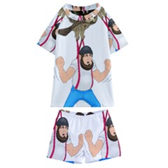 Kids  Swim T-Shirt and Shorts Set 