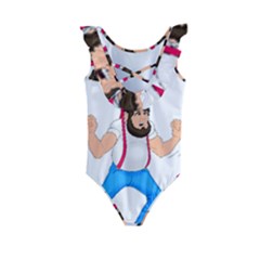Kids  Frill Swimsuit 