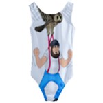E8epcq3x0achi-l Kids  Cut-Out Back One Piece Swimsuit