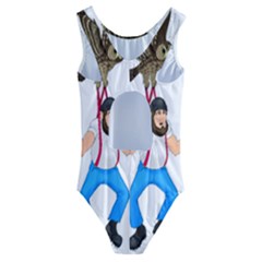 Kids  Cut-Out Back One Piece Swimsuit 