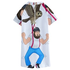 Kids  Boyleg Half Suit Swimwear 