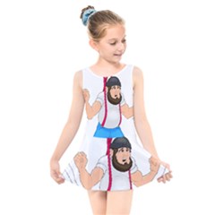 Kids  Skater Dress Swimsuit 