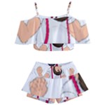 E8epcq3x0achi-l Kids  Off Shoulder Skirt Bikini