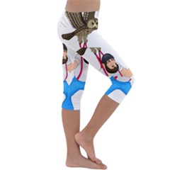 Kids  Lightweight Velour Capri Leggings  