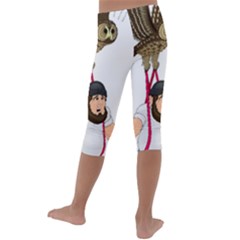 Kids  Lightweight Velour Capri Leggings  