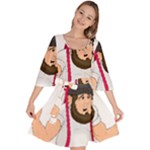 E8epcq3x0achi-l Velour Kimono Dress
