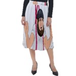 E8epcq3x0achi-l Classic Velour Midi Skirt 