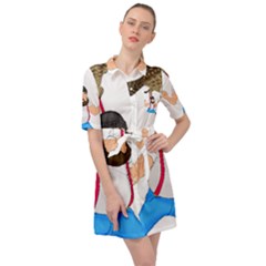 Belted Shirt Dress 