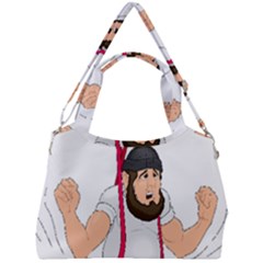 Double Compartment Shoulder Bag 