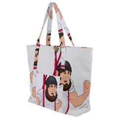 Zip Up Canvas Bag 