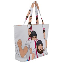 Zip Up Canvas Bag 