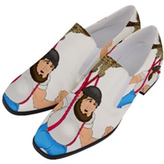 Women Slip On Heel Loafers 