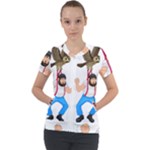 E8epcq3x0achi-l Short Sleeve Zip Up Jacket
