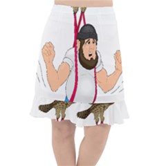 Fishtail Chiffon Skirt 