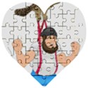 Wooden Puzzle Heart 