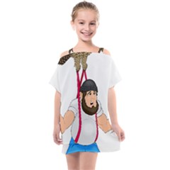 Kids  One Piece Chiffon Dress 