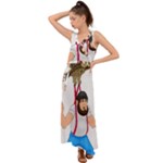 E8epcq3x0achi-l V-Neck Chiffon Maxi Dress