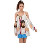 E8epcq3x0achi-l Kimono Sleeves Boho Dress