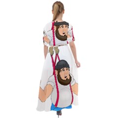 Waist Tie Boho Maxi Dress 