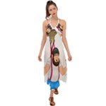 E8epcq3x0achi-l Halter Tie Back Dress 