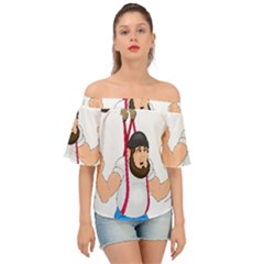 Off Shoulder Short Sleeve Top 