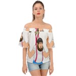 E8epcq3x0achi-l Off Shoulder Short Sleeve Top