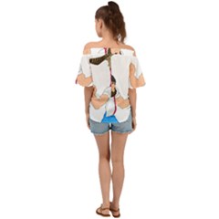 Off Shoulder Short Sleeve Top 