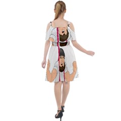 Cut Out Shoulders Dress 