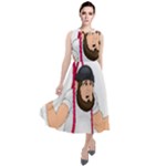 E8epcq3x0achi-l Round Neck Boho Dress